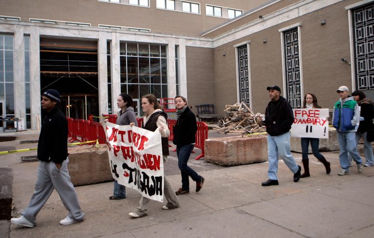 Insulated in campus bubbles, academics have steadily descended deeper into the rabbit hole of radical theory. (AP Photo/Bob Child)