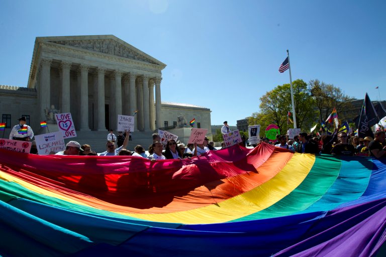 We are living in an experiment right now set in motion by the Supreme Court in 2015, and we can make this observation two years in: Same-sex marriage is legal everywhere, and gays are still more likely to be married to someone of the opposite sex. (AP Photo/Jose Luis Magana, File)