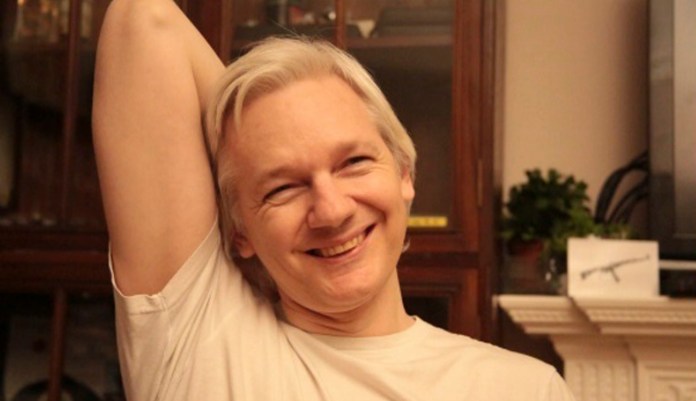 Julian Assange is "trusted by the public and has the CIA's best stuff anyway," WikiLeaks tweeted. (Twitter/@JulianAssange via AP)