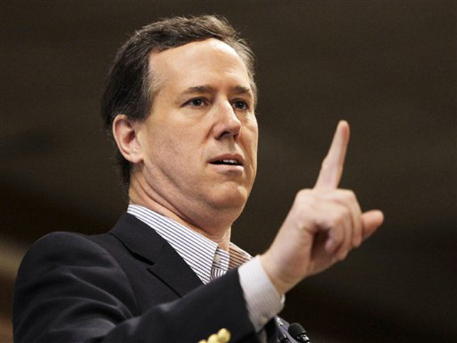 Santorum still a threat to Romney in Mich.