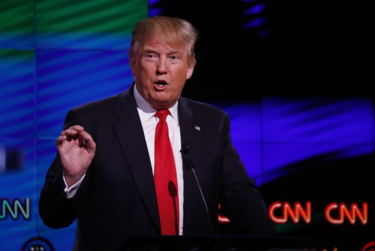 CNN's average of the Fox poll and two other recent polls gives Donald Trump a slight edge over John Kasich, 36-34. (AP Photo/Wilfredo Lee)