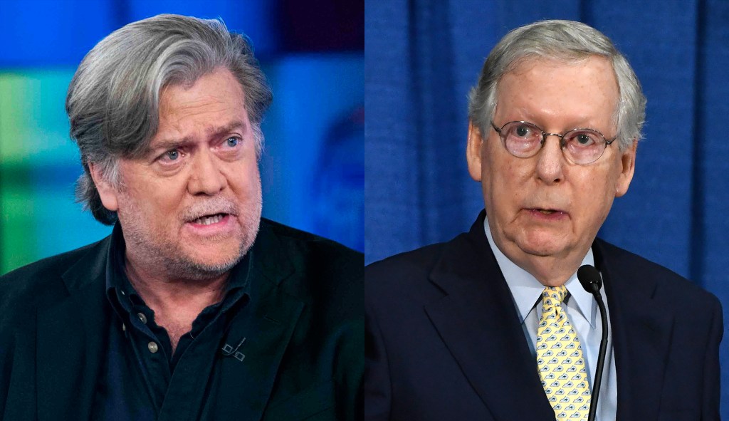 Steve Bannon: Mitch McConnell ‘should tender his resignation’ tomorrow