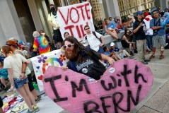 Sanders delegates say they’ll demonstrate inside hall during Clinton speech