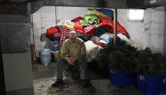 That’s what you get for helping the homeless in zero-degree weather