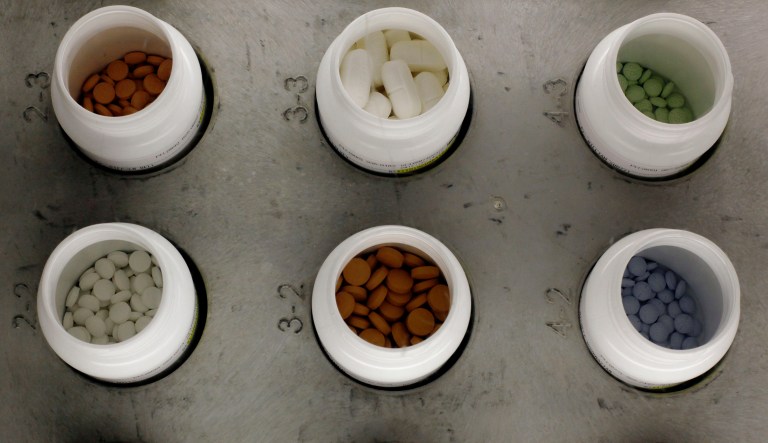 The first state law going after the price of prescription drugs is set to go into effect in Maryland on Sunday, but a judge could still act to suspend the law. (AP Photo/Matt Rourke)