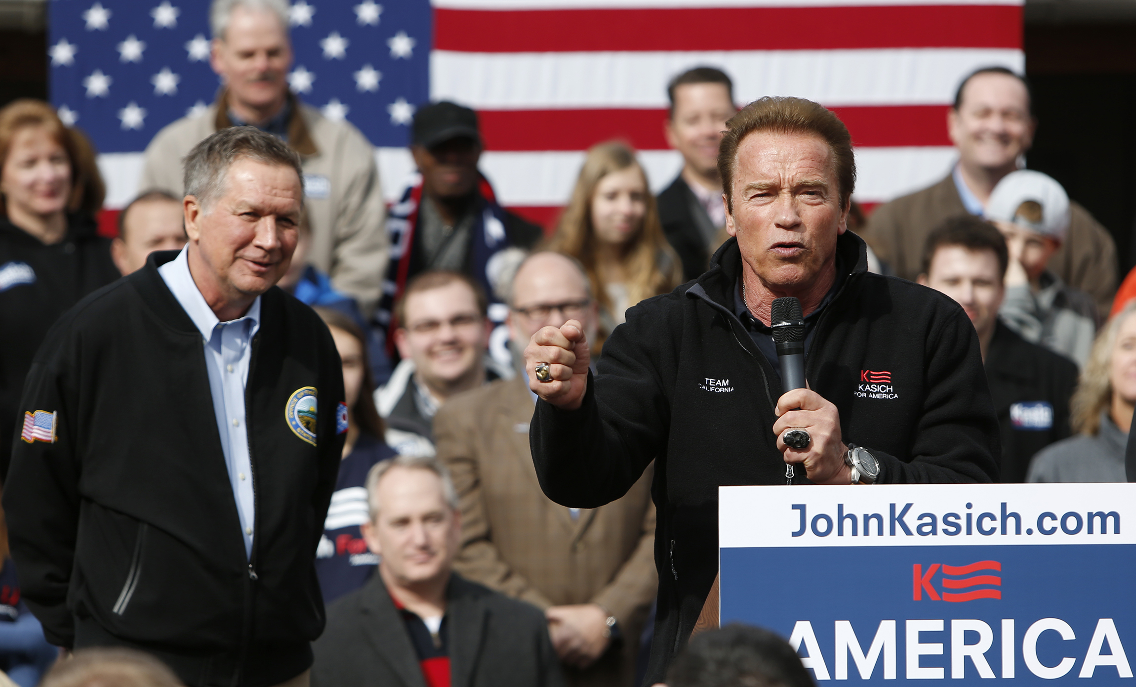 Arnold Schwarzenegger still voted for John Kasich in the California primary