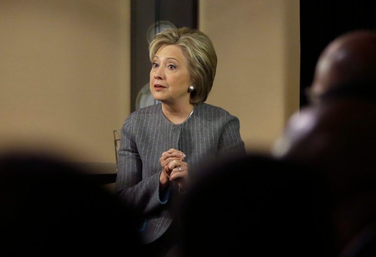 On Super Saturday, Hillary Clinton added to her delegate count and is still well positioned to clinch the Democratic presidential nomination. (AP Photo/Carlos Osorio)