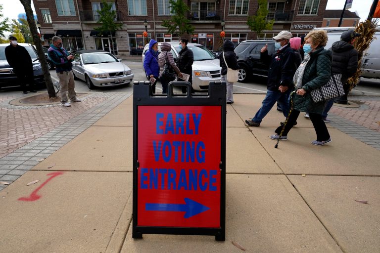 Democrats appear to have substantial early advantage with more than 40M ballots already cast