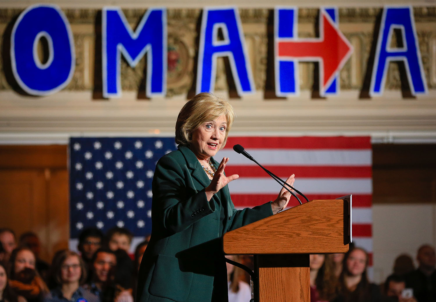 Here’s why Hillary Clinton is campaigning in deep-red Nebraska
