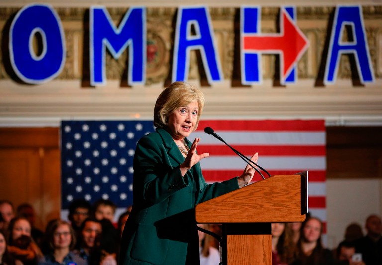 Nebraska's second congressional district, which encompasses the Omaha area, is held by Democratic congressman Brad Ashford. And the Clinton campaign thinks it has a fighting chance. (AP Photo/Nati Harnik)