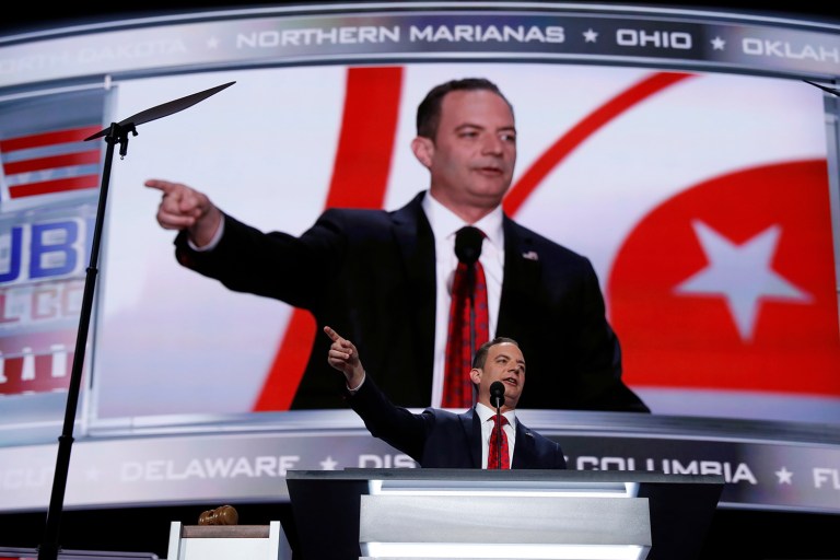Reince Priebus argued Monday that Pennsylvania is the linchpin to Donald Trump's general election hopes. (AP Photo/Carolyn Kaster)