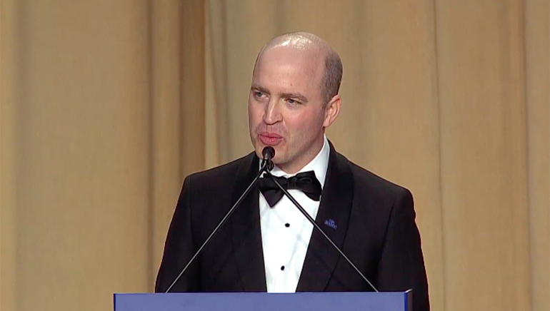 WATCH: WHCA President Jeff Mason gets standing ovation for saying, ‘We are not the enemy of the American people’