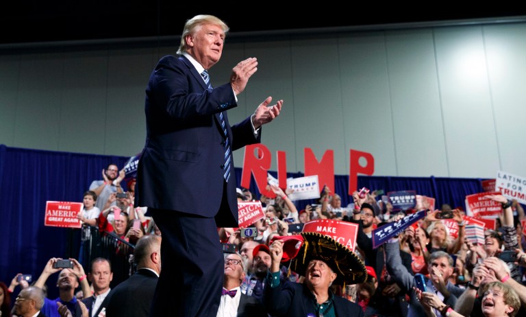 The 2016 campaign has always been about turnout. (AP Photo/ Evan Vucci)