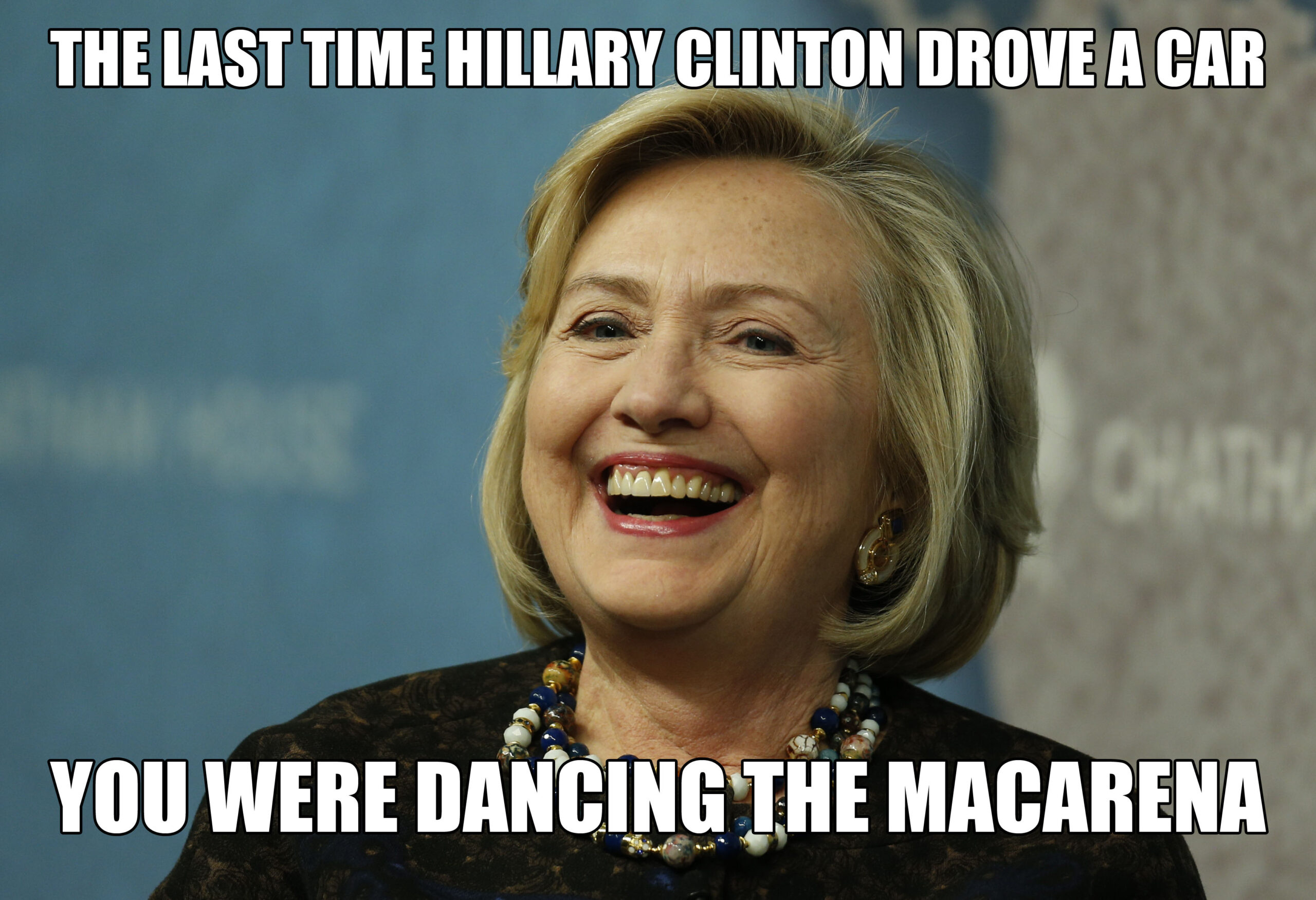 Monday meme: Driving Mrs. Hillary