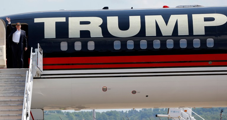 Josh Earnest suggested Donald Trump wouldn't be as well received as President Obama was during his overseas travel when he was running for president. (AP Photo/Keith Srakocic)