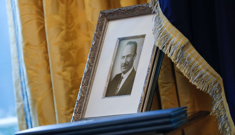 Some journalists on Twitter believe Michael Kranish's story was missing key context that led to Fred Trump's detainment. (AP Photo/Pablo Martinez Monsivais)