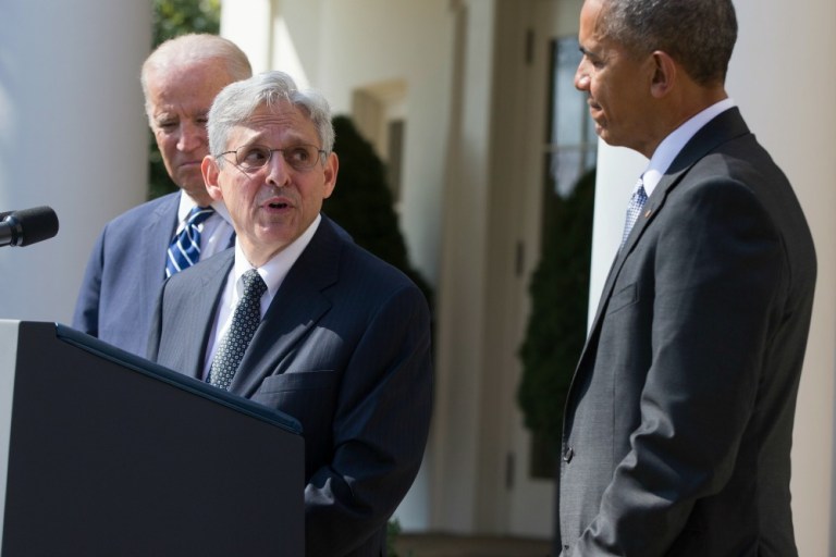 Merrick Garland's first stop will be at the office of Sen. Patrick Leahy, of Vermont. Leahy is the top Democrat on the Senate Judiciary Committee, which under typical circumstances would be responsible for vetting the nominee. (AP Photo)