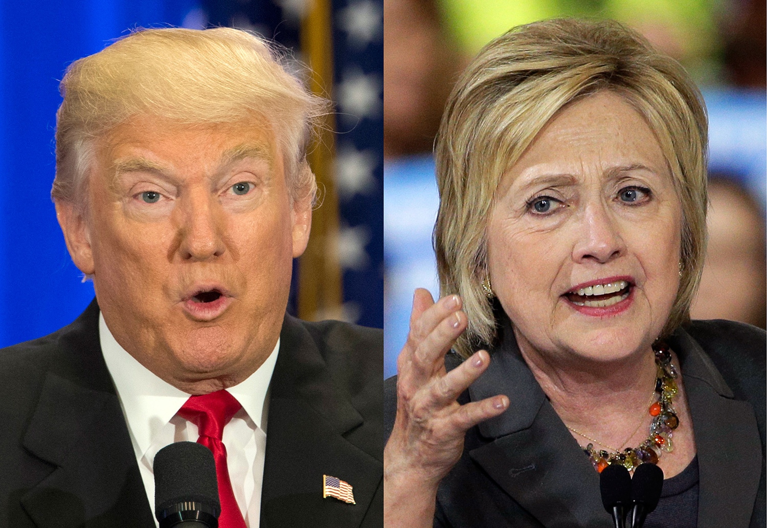 Survey: More say media easier on Clinton than Trump