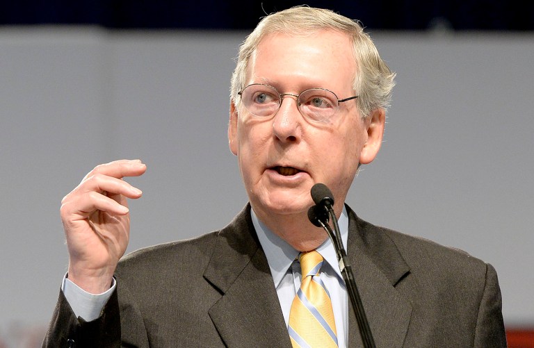 "It would be a big mistake to write off the Latino vote," McConnell said. (AP Photo/Timothy D. Easley, File)