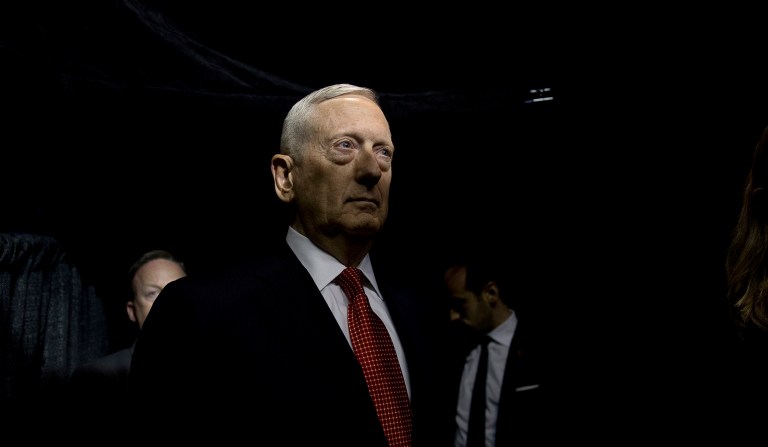 Retired Marine Corps Gen. James Mattis will testify at a Senate Armed Services Committee hearing at 9:30 Thursday morning. (AP Photo/Andrew Harnik)