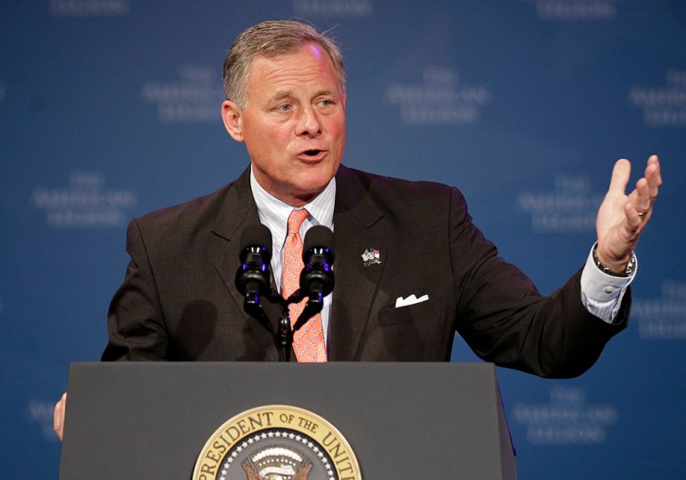 In the Republican's weekly radio address, Sen. Richard Burr warned that the administration policy might allow the Islamic State an opening to 