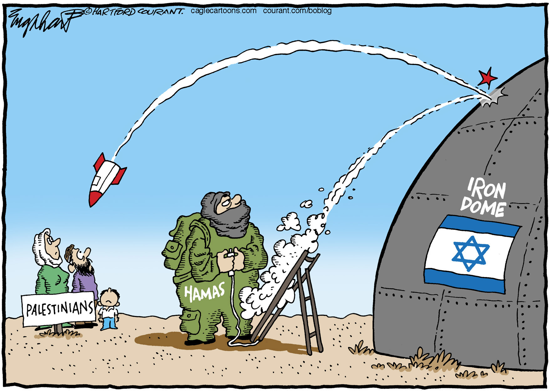 Editorial Cartoon: Iron Dome
