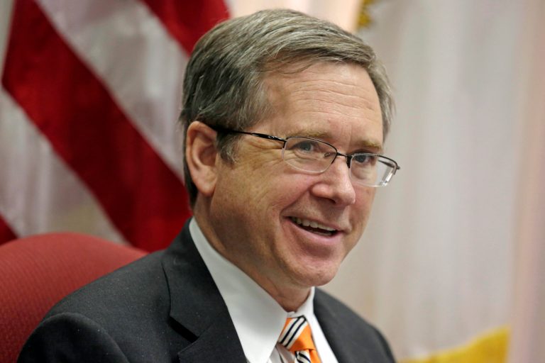 Sen. Mark Kirk isn't up for re-election until 2016, but he is using a rumor that first lady Michelle Obama could be his opponent as a fundraising tactic. (AP Photo)