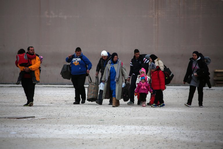 Fifty-one percent of people surveyed said they would oppose Syrian refugee resettlement in the United States. (AP Photo/Yorgos Karahalis)