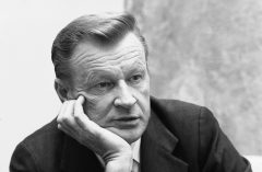 Former Presidents Barack Obama and George W. Bush offer praise to the late Zbigniew Brzezinski