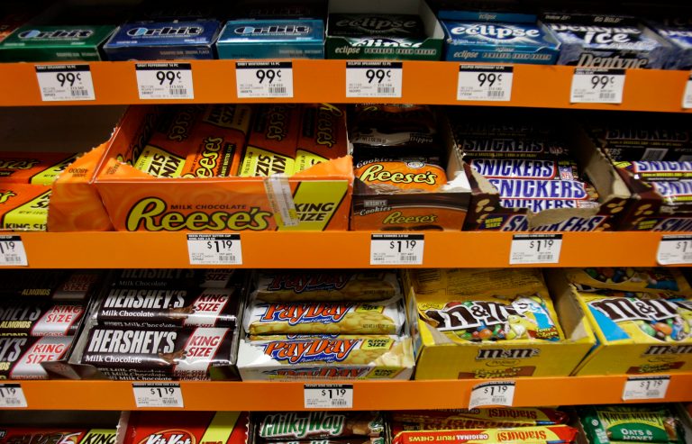 Provisions in the farm bill increase the price of sugar, raising costs to candy producers and the buying public. (AP File)