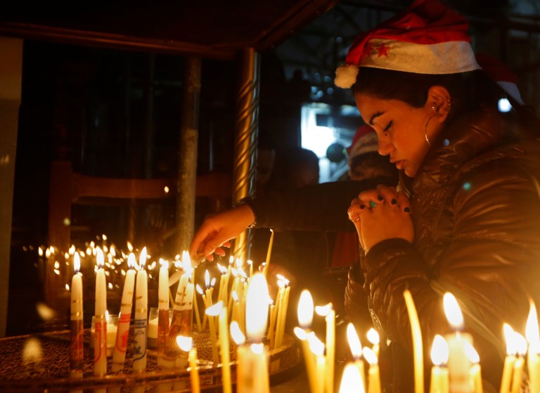 Christians in Bethlehem are not free to practice their faith and live in constant fear of attack. (AP Photo/Majdi Mohammed)