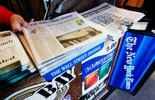Newspaper circulation sees biggest decline in six years
