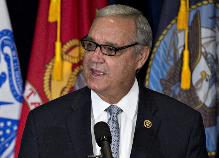 Rep. Jeff Miller pointed to the $20 million VA officials have used to purchase paintings, sculptures and 