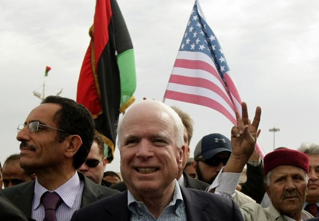 Wikileaks: McCain wanted to give Qaddafi weapons