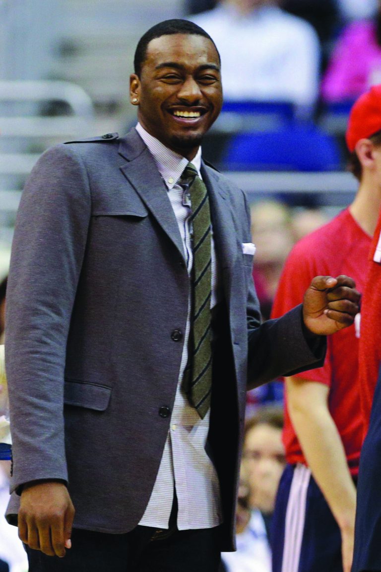 Rob Carr/Getty Images
John Wall has not played for the Wizards this season because of a stress injury to his knee.