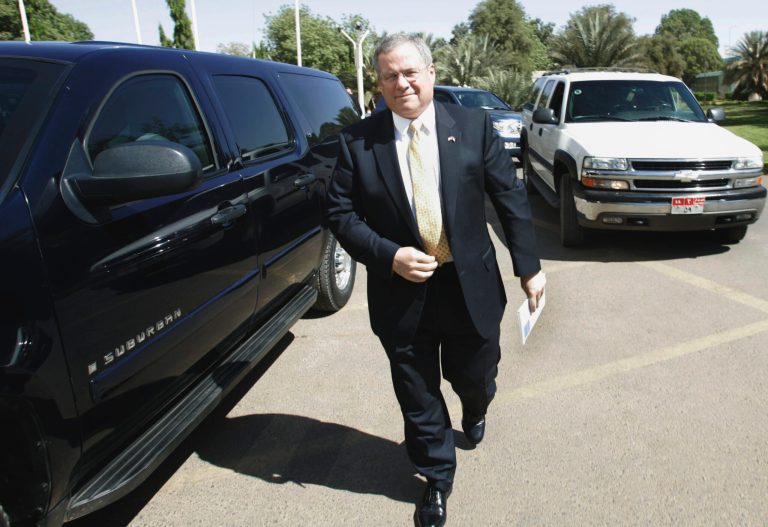 Gration was ousted from his ambassador position in 2012 after setting up an unsecured email system in the bathroom of his office. (AP Photo/Abd Raouf, File)
