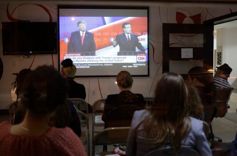 That's in line with the television ratings which have shown significantly higher viewership of GOP debates. (AP Photo/Lynne Sladky)