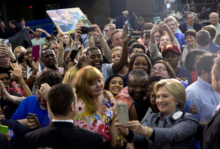 The same survey finds that one in four GOP voters under age 35 would defect to Clinton in a general election. (AP Photo/Carolyn Kaster)
