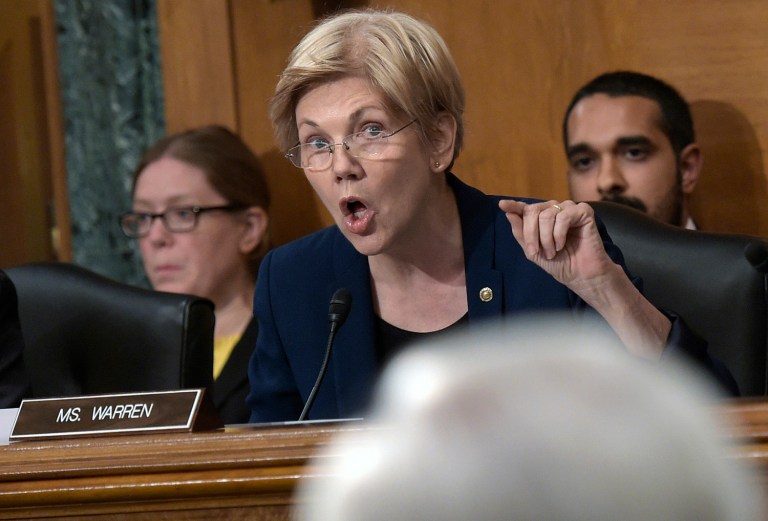 Elizabeth Warren said former Wells Fargo CEO John Stumpf's retirement was 