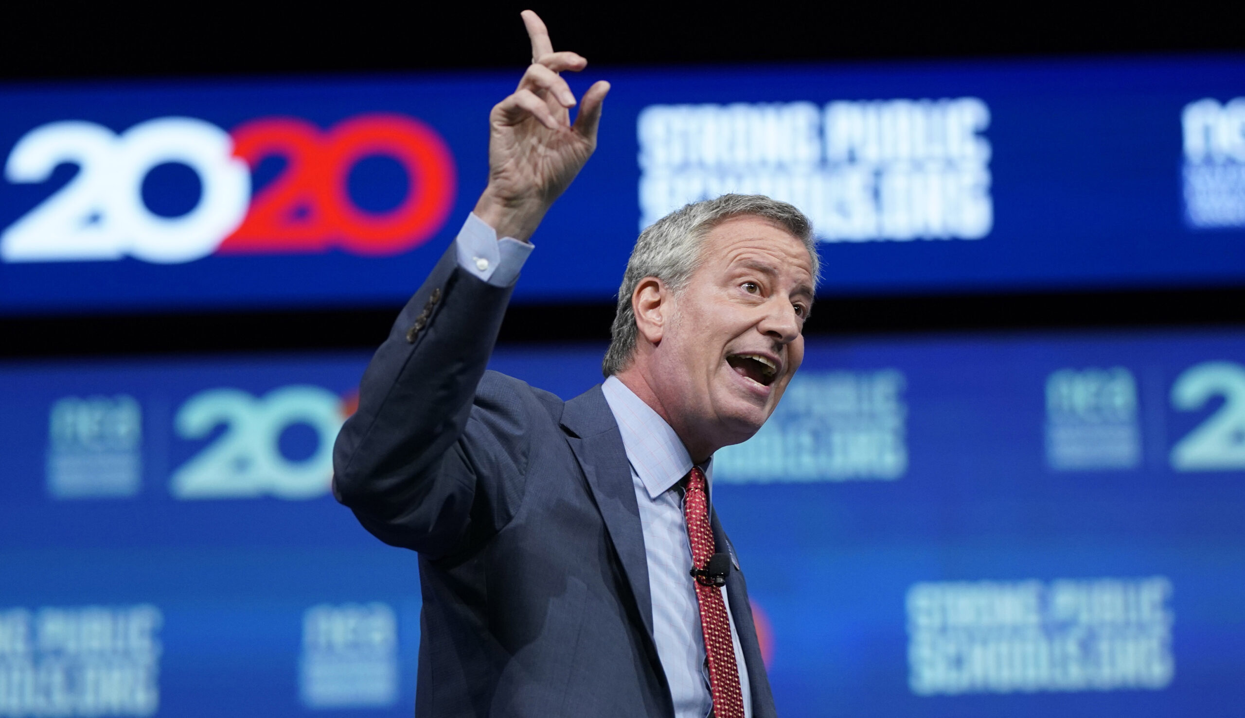 Bill de Blasio says Trump not ‘welcomed back in New York City’