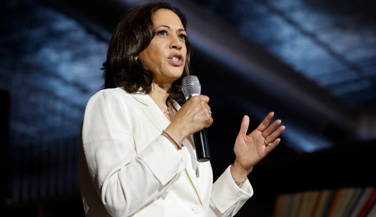 Democratic presidential candidate Sen. Kamala Harris