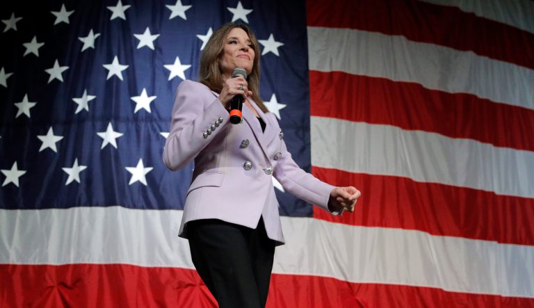 Democratic presidential candidate Marianne Williamson 