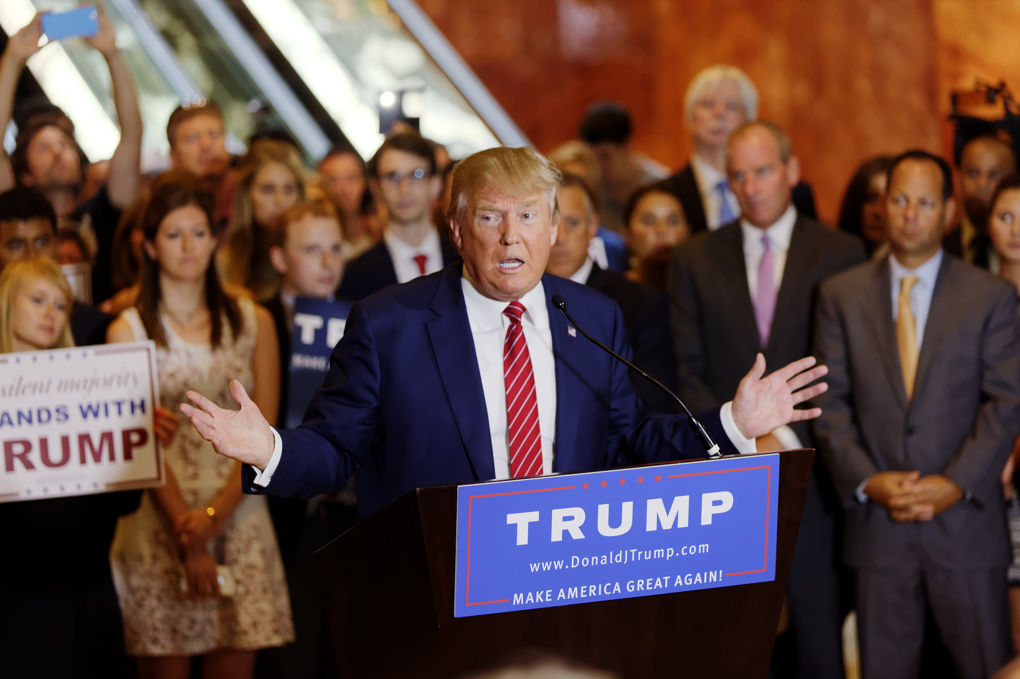 The Trump Stakeout