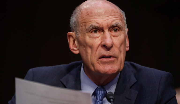 Director of National Intelligence Dan Coats testifies before the Senate Armed Services Committee on Capitol Hill in Washington, Tuesday, March 6, 2018. (AP Photo/Pablo Martinez Monsivais)