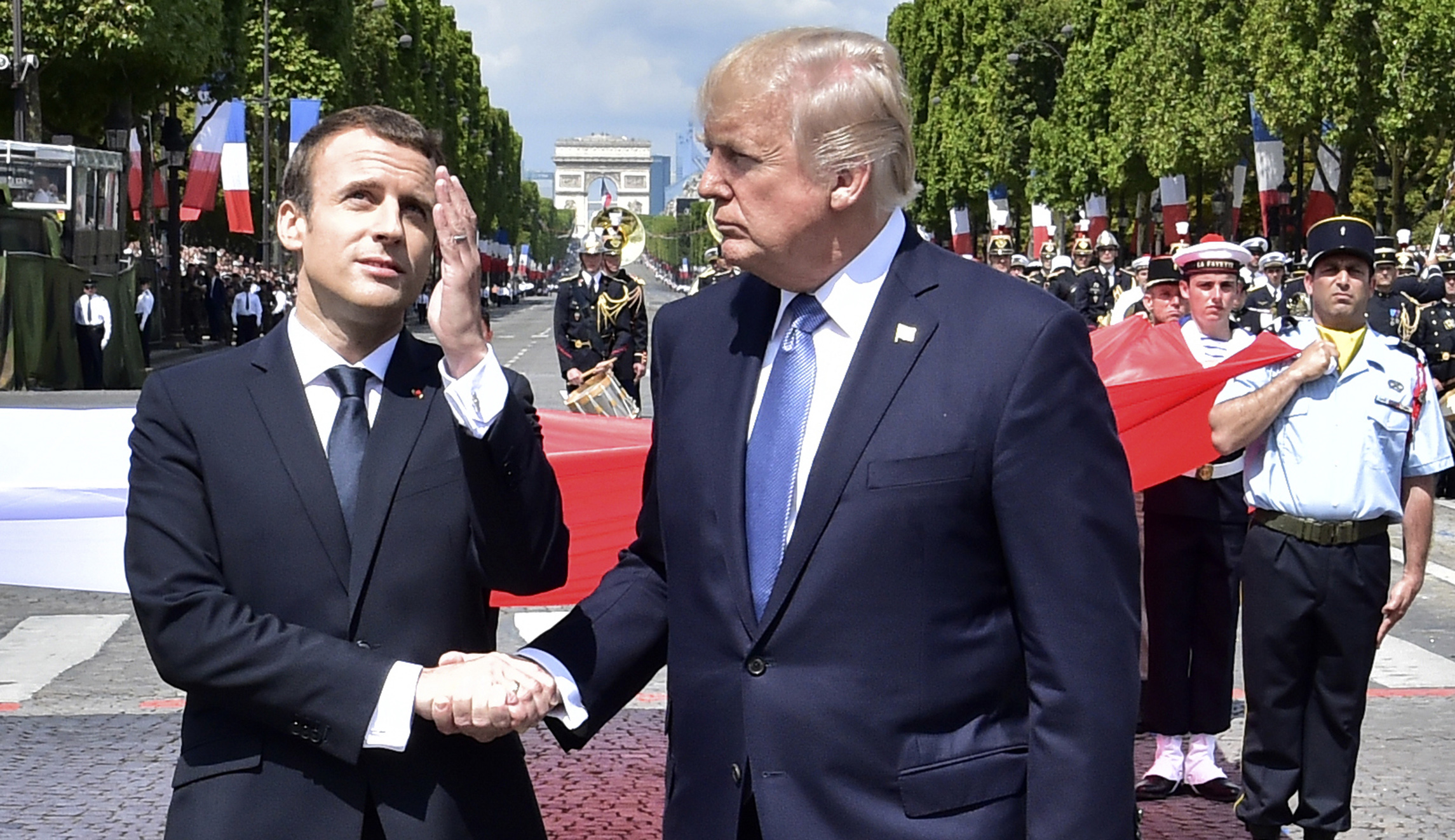 Emmanuel Macron: The US has a critical role in rebuilding Syria