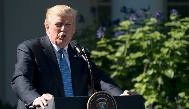 President Trump on Tuesday will call the families of four soldiers killed this month in Niger, the White House said, as Trump again casts doubt on whether his predecessor appropriately consoled the families of military personnel who died in war. (AP Photo/Carolyn Kaster)