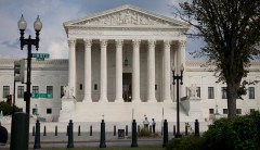 Trump visits Supreme Court for first time as president