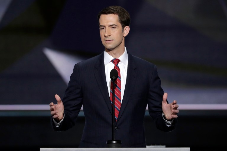 Sen. Tom Cotton, R-Ark., said the last eight years have been 