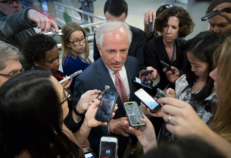 Democrats who read the report raised concerns that were similar to Corker's and expressed bewilderment that this was even a possibility. (AP Photo/J. Scott Applewhite)