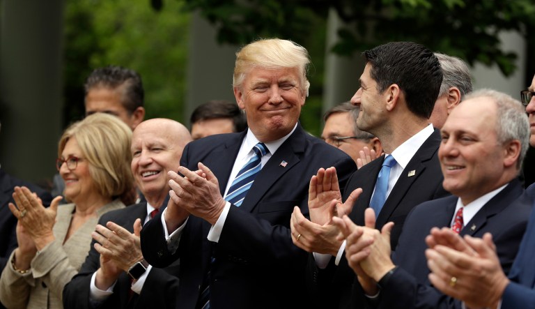 Here's what we know about congressional Republicans' and the Trump administration's goals to overhaul the tax code. (AP Photo/Evan Vucci)